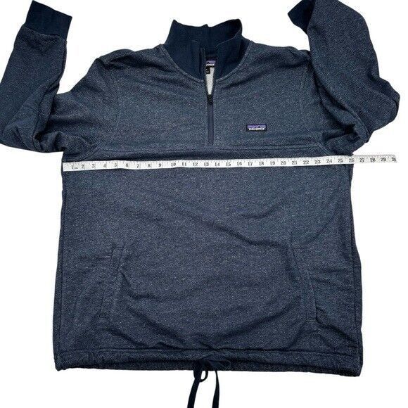 Patagonia Men's Navy Mahnya Fleece Pullover Sz XL - Picture 8 of 11
